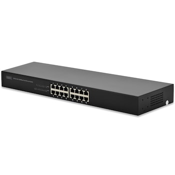 Switch Fast Ethernet, 10/100, 16 porturi, rack montabil, Digitus Switch Fast Ethernet, 10/100, 16 porturi, rack montabil, Digitus