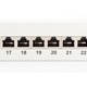 Digitus 19'' CAT6 24-portos STP patch panel