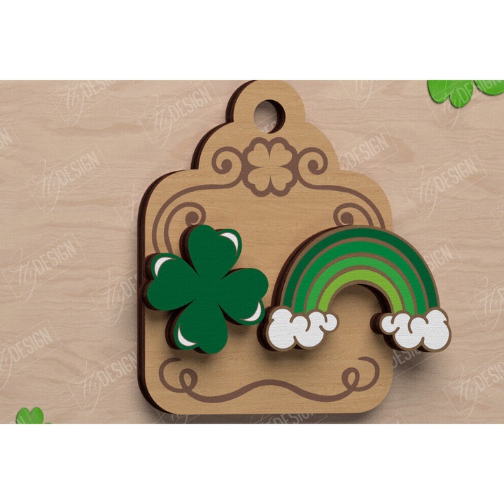 Set de artizanat, Intrahome, plywood 3mm-4mm, 5x5cm, natural