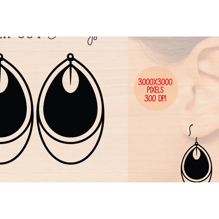 Set de artizanat, Intrahome, plywood 3mm-4mm, 5x5cm, natural