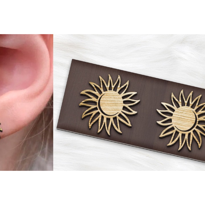 Accesorii decorative, Intrahome, Plywood 3mm-4mm, 5x5cm, design personalizat