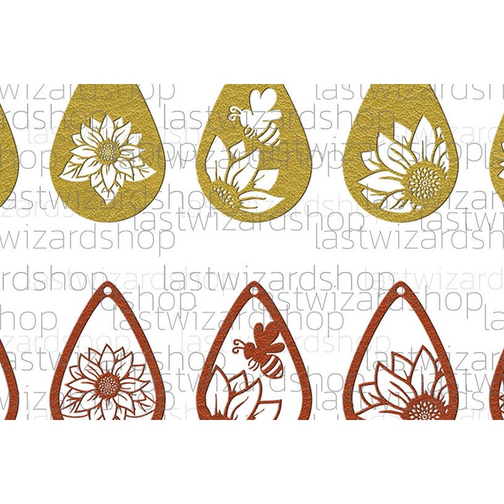 Set de artizanat, Intrahome, plywood 3mm-4mm, 5x5cm, natural