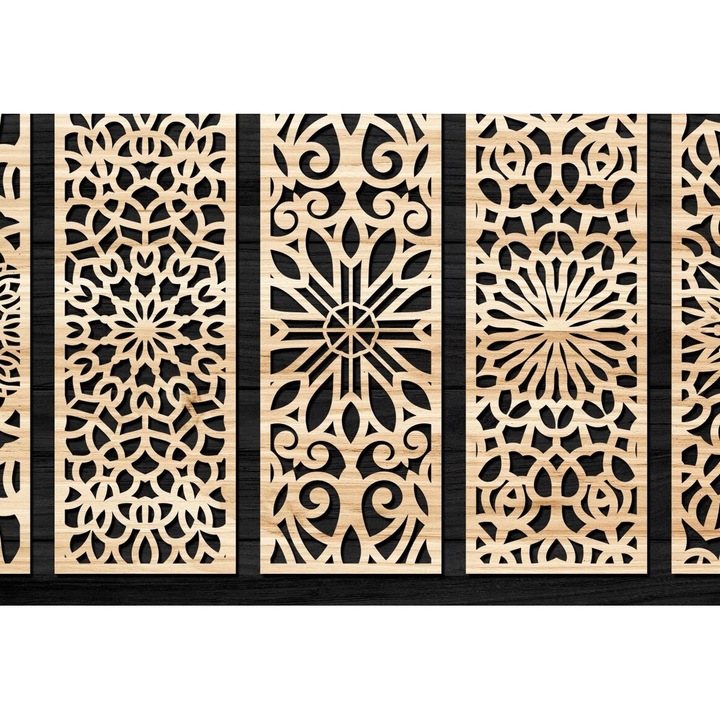 Placi decorative, Intrahome, set 29, plywood 3mm-4mm, 40x30cm