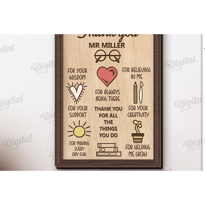 Placi lemn, Intrahome, plywood 3mm-4mm, 20x20cm, set