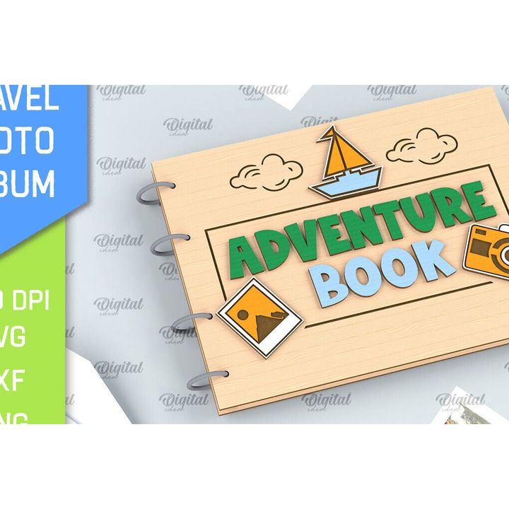 Album foto Intrahome, 20x20 cm, 3mm-4mm, cu laser