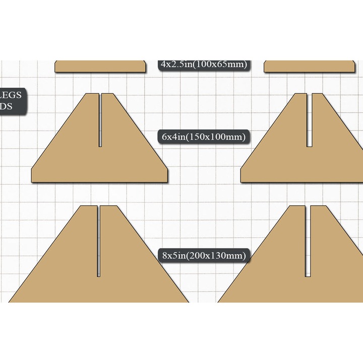 Pachet de 20x20 cm de placaj xilo 3mm-4mm, Intrahome