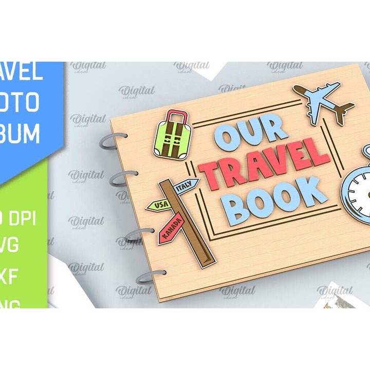 Album foto Intrahome, 20x20 cm, 3mm-4mm, cu laser