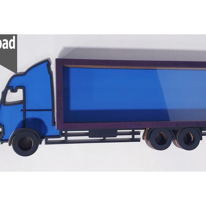 Masinuta, Intrahome, Truck pentru bani, 20x20cm