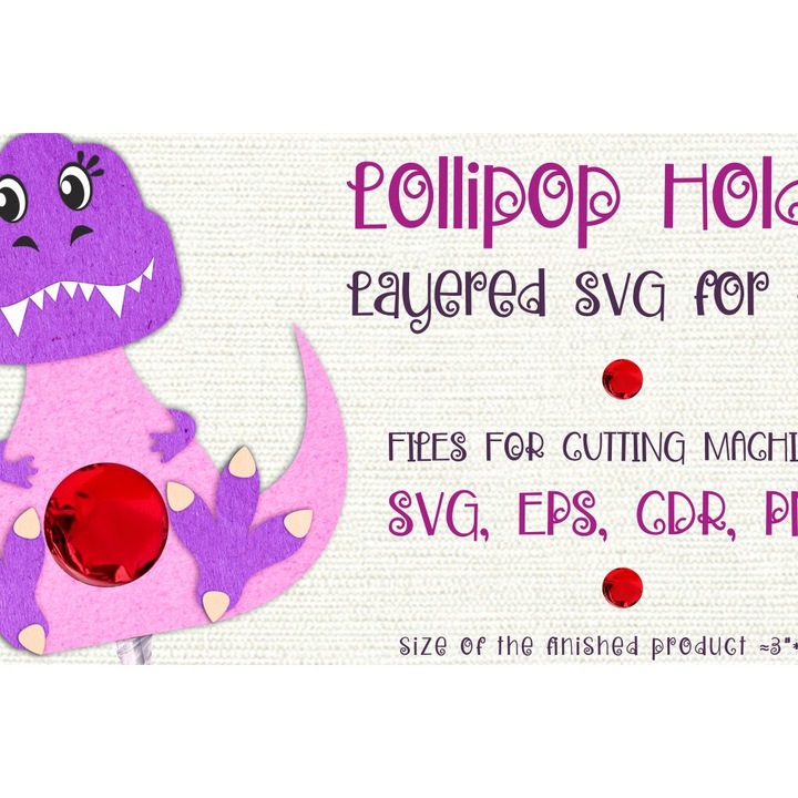 Set accesorii scolare, Intrahome, Protypo thekes Tyrannosaurus-Lollipop, 20x20cm