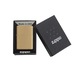 Bricheta Zippo Brushed Solid Brass