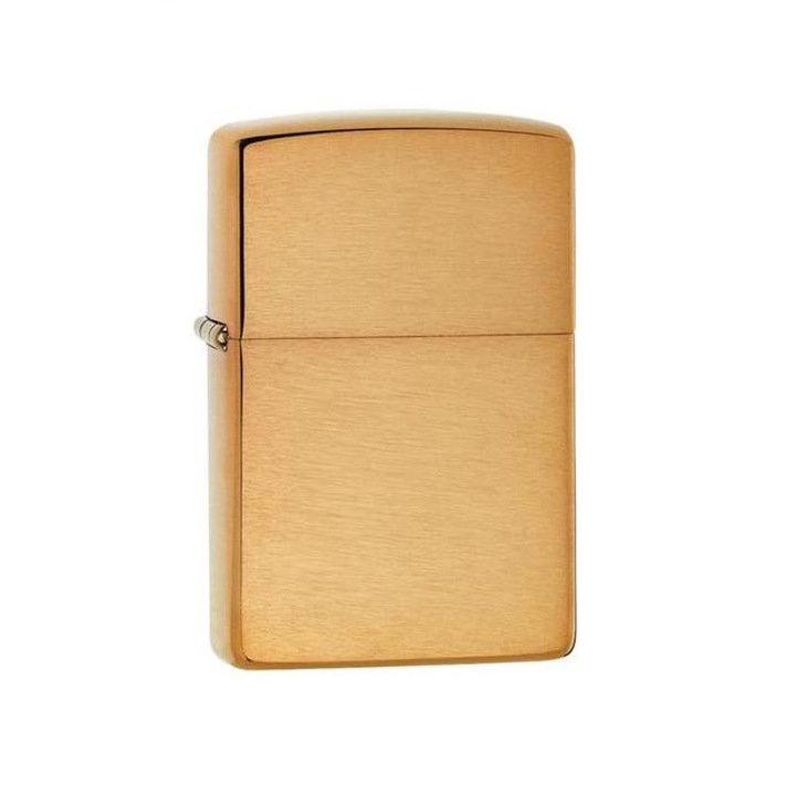 Bricheta Zippo Brushed Solid Brass