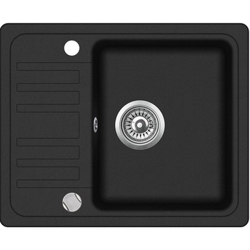 Chiuveta bucatarie Aquasanita, Notus SQ102-601AW, silicsana, negru Chiuveta bucatarie Aquasanita, Notus SQ102-601AW, silicsana, negru