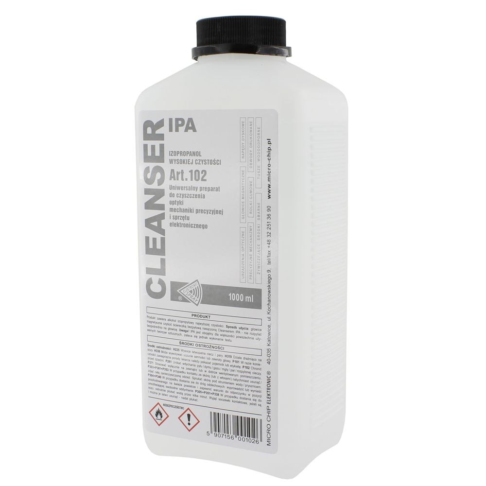 Pachet 2 x Alcool izopropilic de inalta puritate, IPA, 1L, Micro Chip Elektronic, ART.102