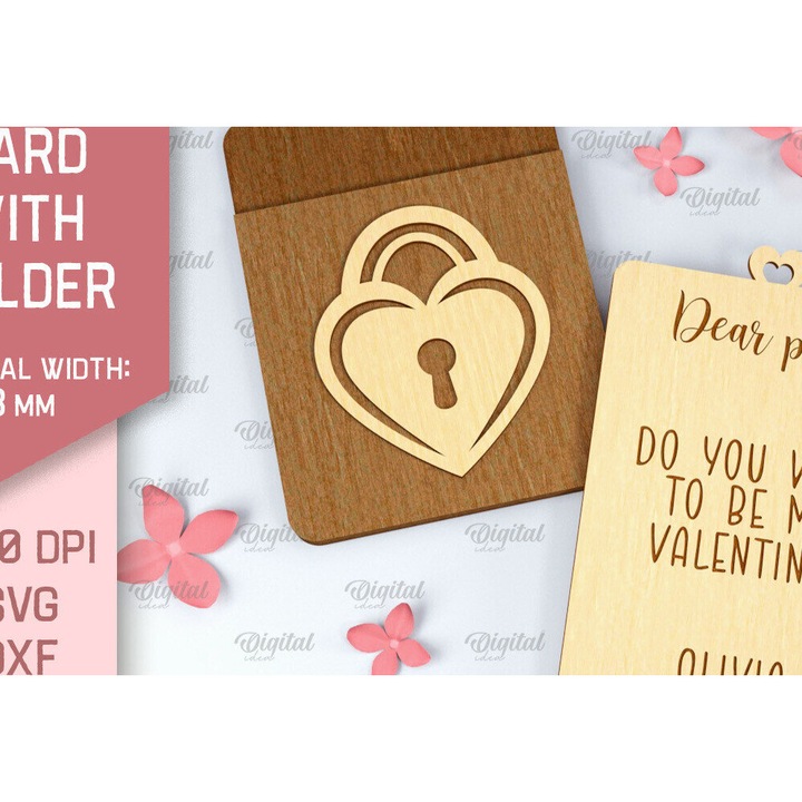 Felicitari, Intrahome, Intra apo xylo plywood 3mm-4mm, 20x20 cm