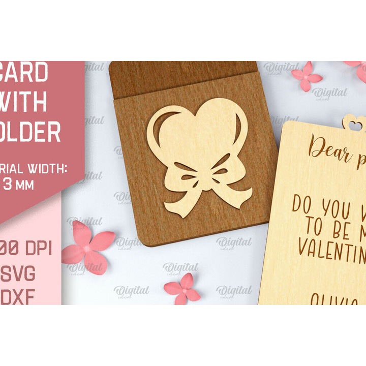 Felicitari, Intrahome, Intra apo xylo plywood 3mm-4mm, 20x20cm