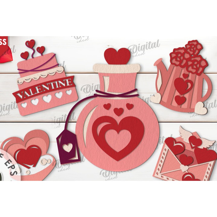 Felicitari, Intrahome, Intra apo xylo plywood 3mm-4mm, 20x20cm