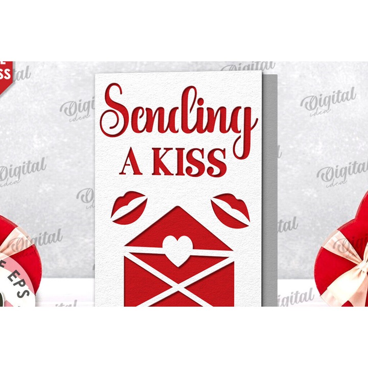 Felicitare, Intrahome, Intra apo xylo plywood 3mm-4mm pachos, 20x20cm