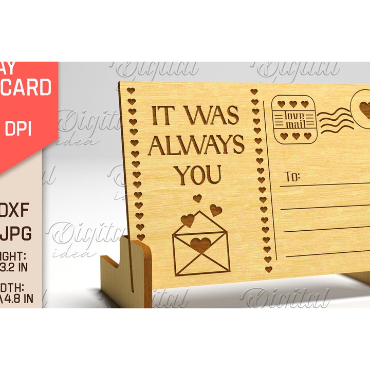 Felicitare, Intrahome, 20x20cm, set 3mm-4mm