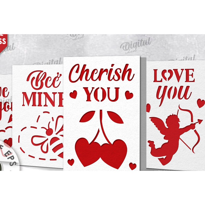 Felicitare, Intrahome, Intra apo xylo plywood 3mm-4mm, 20x20cm