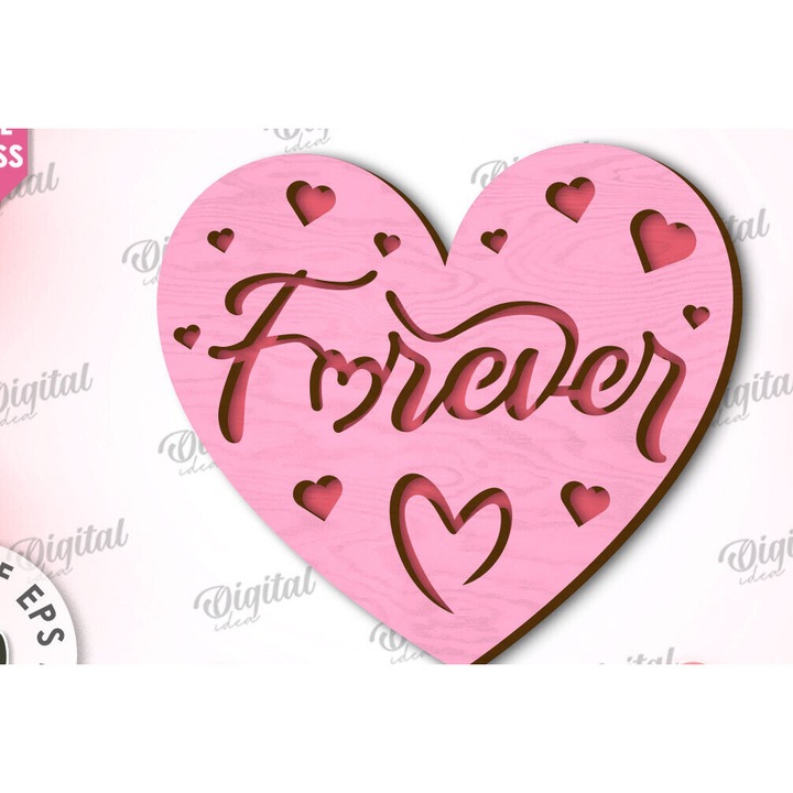 Felicitare, Intrahome, Intra apo xylo plywood 3mm-4mm, 20x20cm