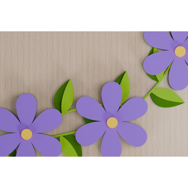 Accesorii decorative, Louloudi 3D, 3mm-4mm, 20x25cm, set