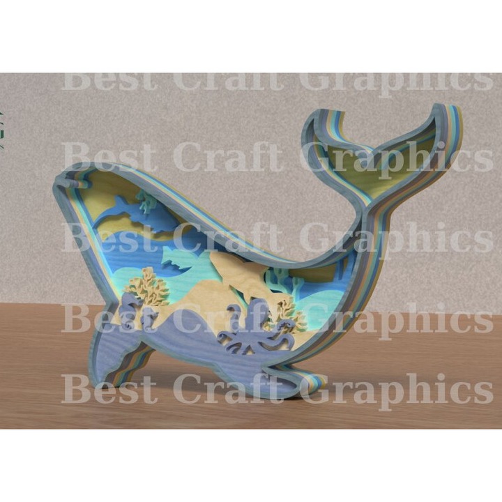 Decor pentru acvarii, Intrahome, 6 straturi, 20x20cm