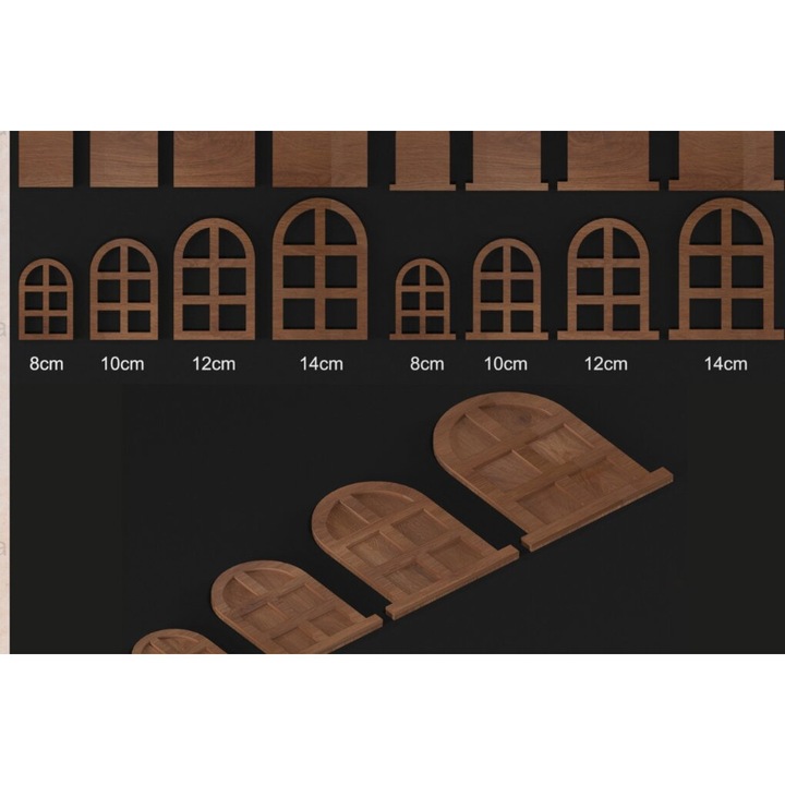 Decor pentru acvarii, Intrahome, placaj xilo 3mm-4mm, 20x20cm