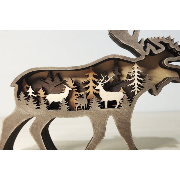 Decoruri acvarii, Intrahome, placaj xilo 3mm-4mm, 20x20cm