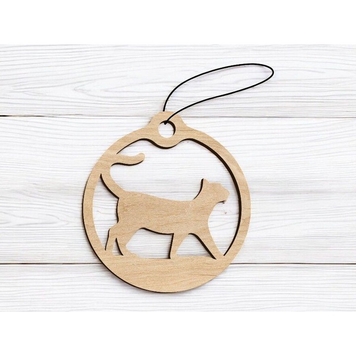 Jucarie animala, Intrahome, plywood 3mm-4mm, 25x25cm, pentru pisici