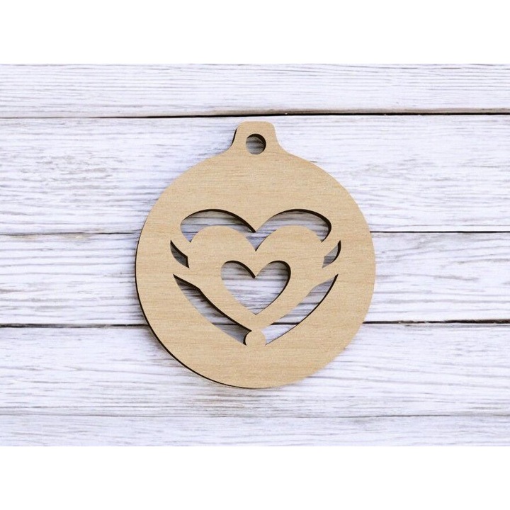 Accesorii decorative, Intrahome, plywood 3mm-4mm, 15x20cm, set