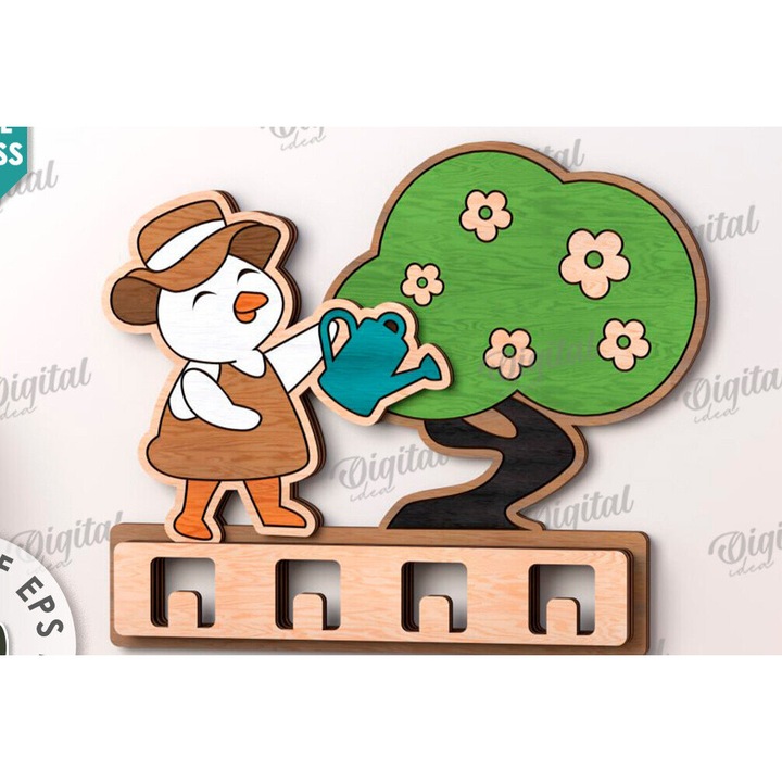 Bucatarie copii, Intrahome, Intra apo xylo plywood 3mm-4mm, 20x20cm