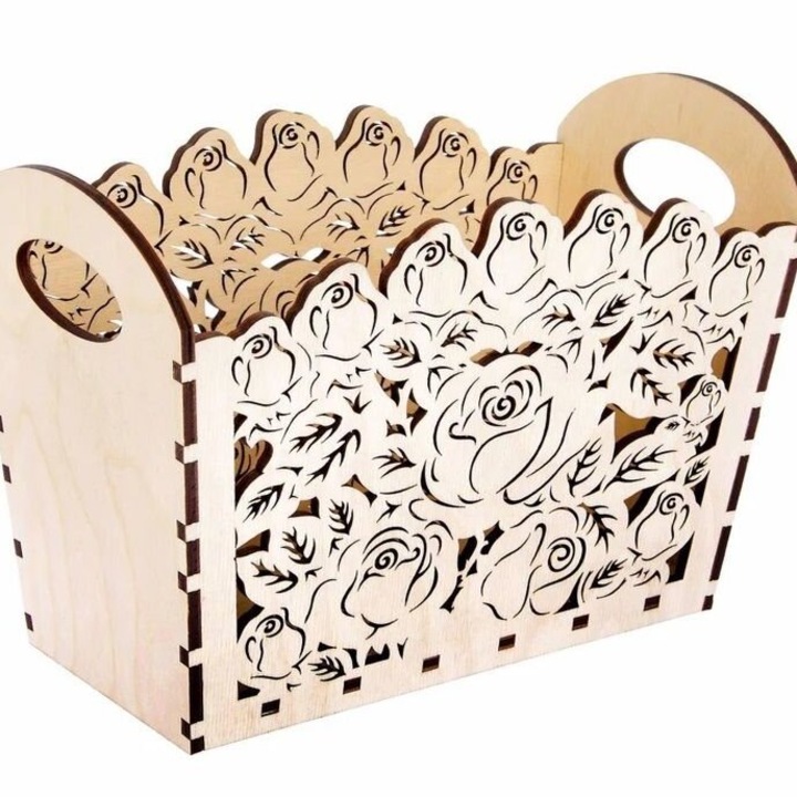 Ghiveci flori 3mm-4mm, Intrahome, set 15x20 cm, natural, ideal pentru decoratiuni si proiecte DIY