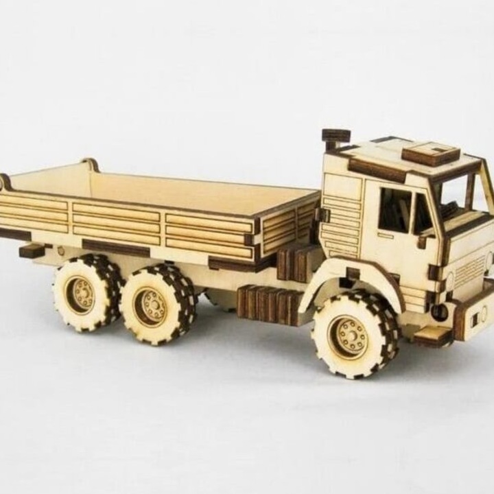 Placa lemn, Intrahome, kit xylinon montelon Dump Truck, 3mm-4mm, 50x60cm