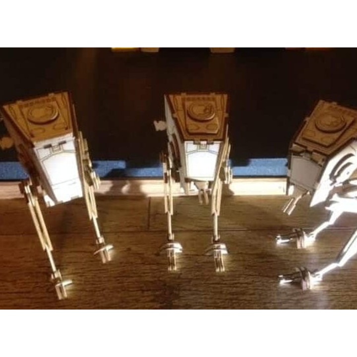 Puzzle Star Wars Space Walker Transport, Intrahome, 50x60 cm, plywood 3mm-4mm, set