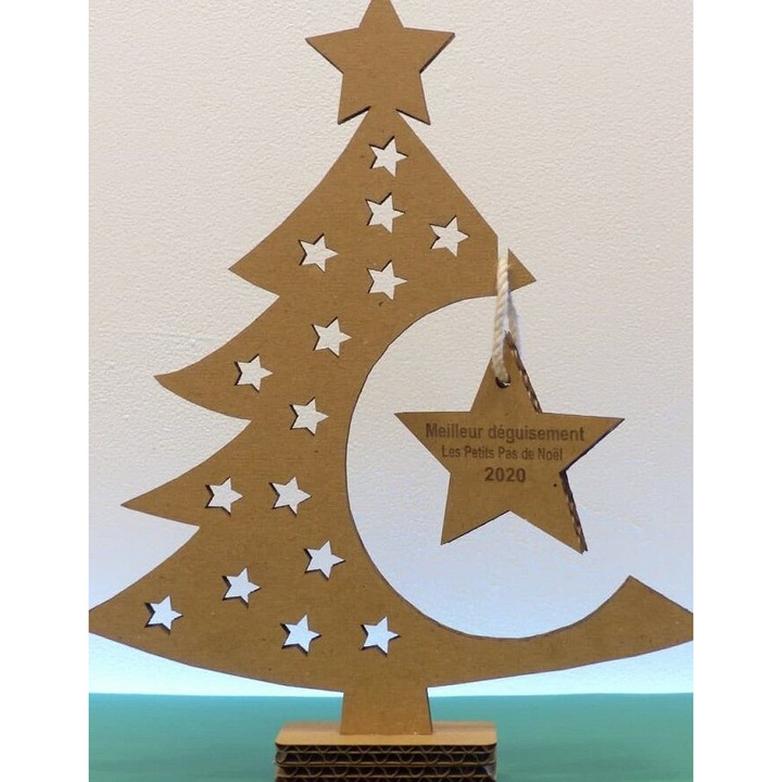 Figurine si decoratiuni Craciun, Intrahome, plywood 3mm-4mm, 45x50cm, set