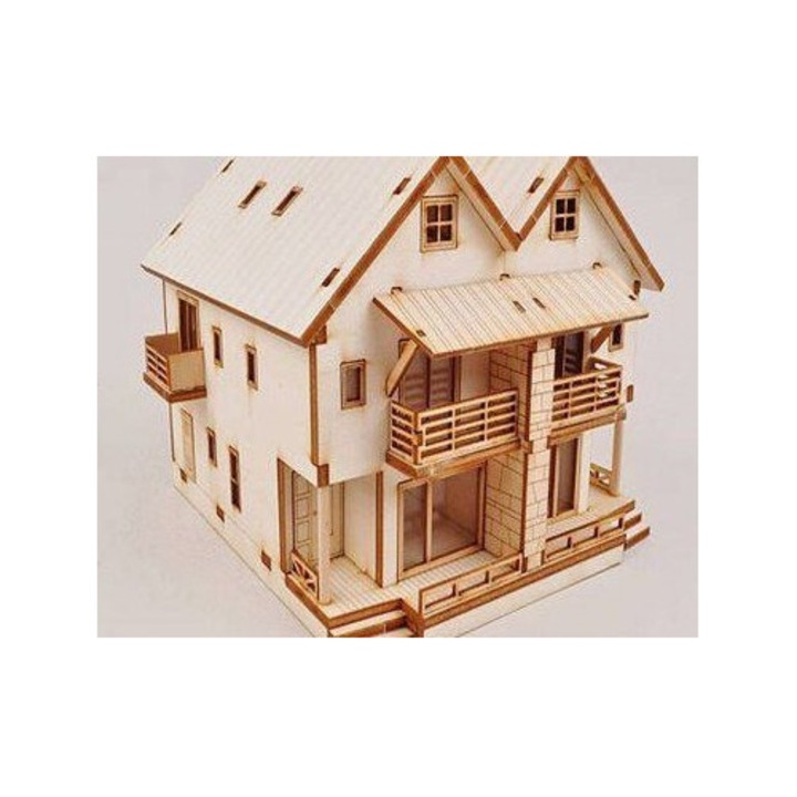 Puzzle, Intrahome, Phantasia Bila Duplex Kouklospito, 3mm-4mm, 30x30cm, set