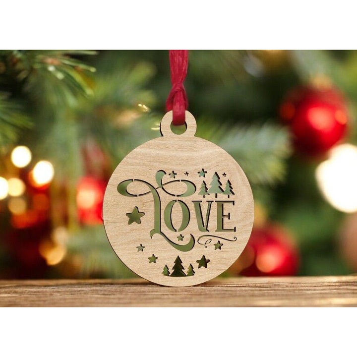 Glob pentru brad de Craciun, Intrahome, model Love