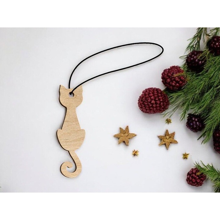 Jucarie animala, Intrahome, plywood 3mm-4mm, crem, 20x20 cm