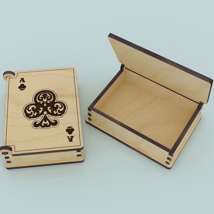 Cutie din plywood cu trapoulocharta 40x45 cm, Intrahome, 3mm-4mm, pentru proiecte DIY