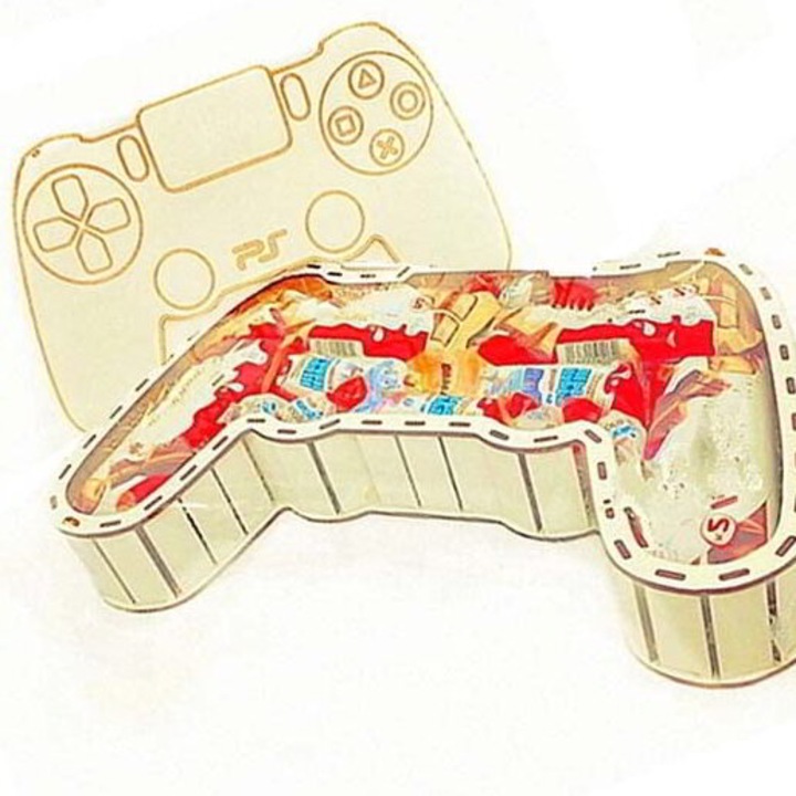 Placa lemn Intrahome, plywood 3mm-4mm, 15x15 cm, pentru proiecte DIY, cu schema de taiere CDR DXF SVG