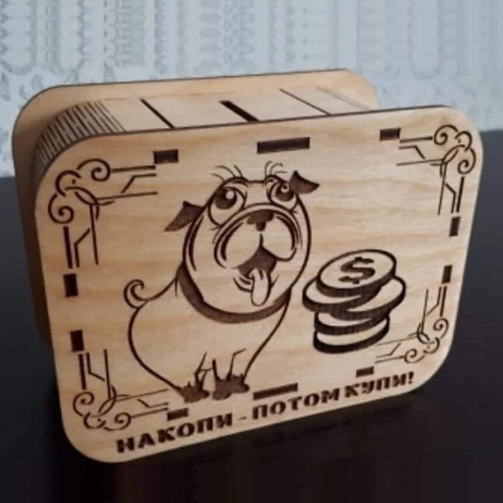 Seifuri si casete de valori, Intrahome, plywood 3mm-4mm, 12x15cm, set