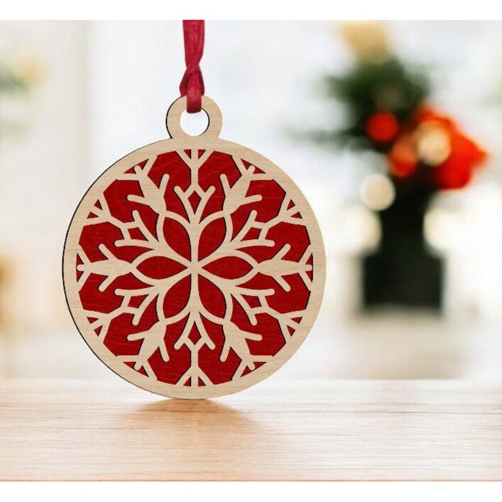 Set de artizanat, Intrahome, plywood 3mm-4mm, 15x15cm, pentru decorare, fabricat in Grecia