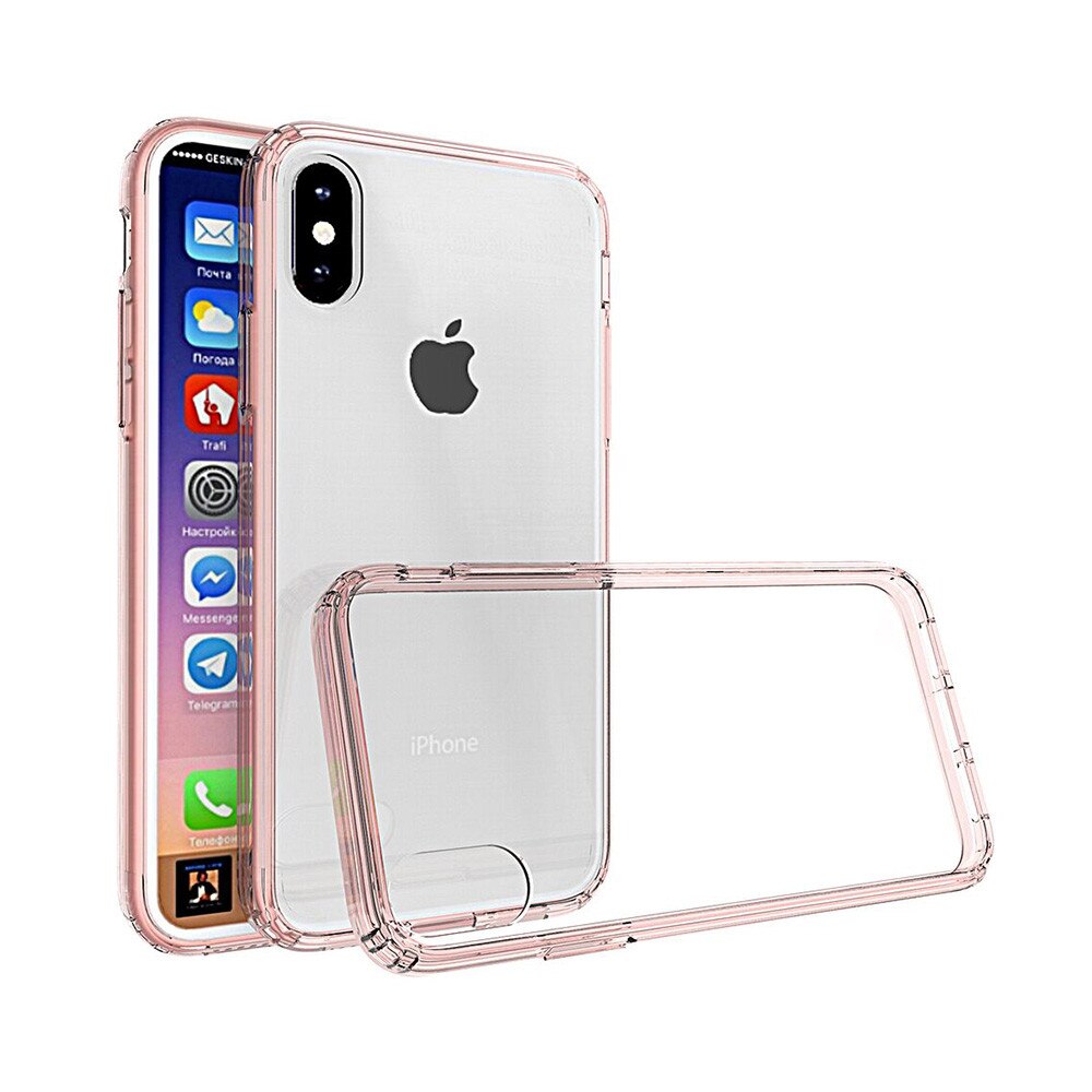 Carcasa Just Must Pure II pentru iPhone X, Roz