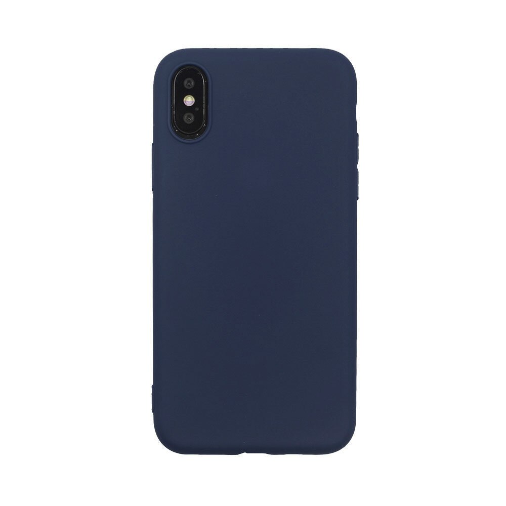 Husa din silicon Just Must Candy pentru iPhone X / XS, Navy