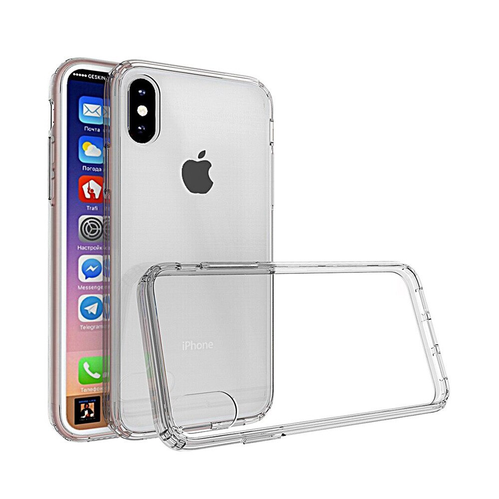 Carcasa Just Must Pure II pentru iPhone X, Transparent