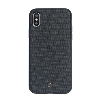 Carcasa Occa Linen Car pentru iPhone X, Negru Carcasa Occa Linen Car pentru iPhone X, Negru