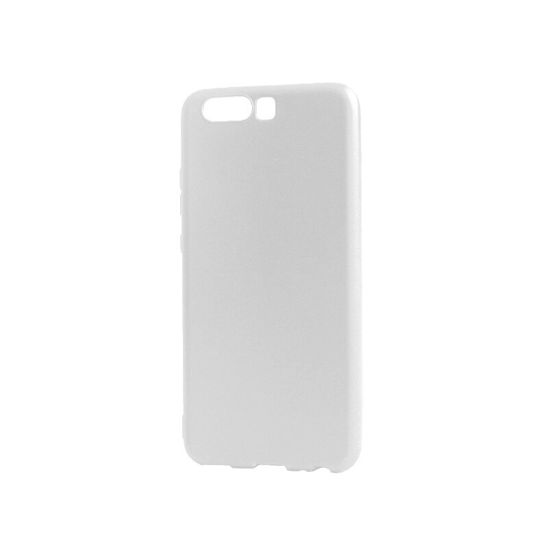 Husa Silicon Lemontti Silky pentru Huawei P10, Alb