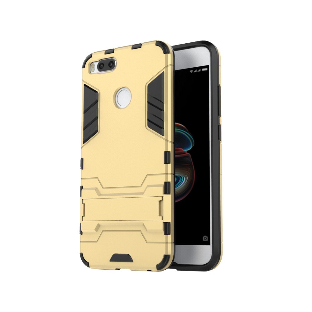 Husa hibrid g-shock pentru Xiaomi Mi A1 / 5X, auriu