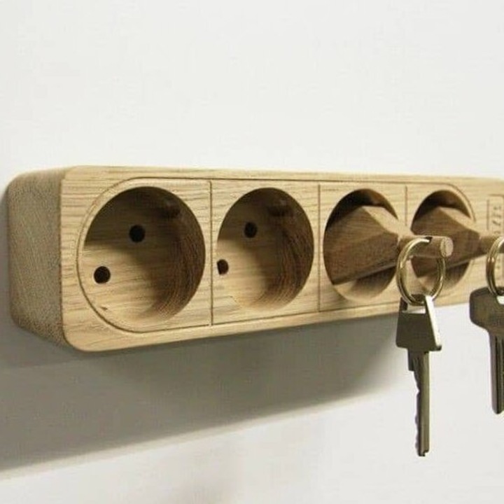 Cutie pentru chei, Intrahome, plywood 3mm-4mm, 30x35cm, multicolor