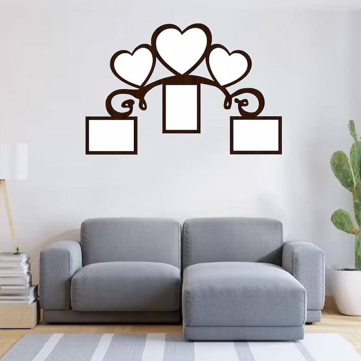 Rame foto clasice, Intrahome, 3mm-4mm, 12x15cm, set pentru colaje cu 6 poze